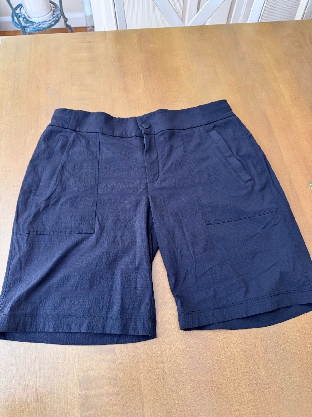 Athleta Black Nylon Spandex Utility Shorts Trail Hike Athleisure